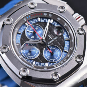 Royal Oak Offshore 26568PM JF 44MM Blue Dial Blue Rubber Strap A3126 - Image 12