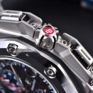Royal Oak Offshore 26568PM JF 44MM Blue Dial Blue Rubber Strap A3126 - Image 14