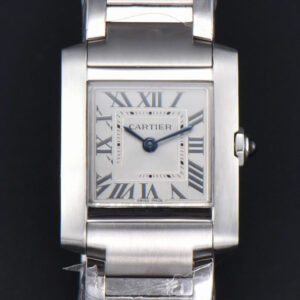 Tank Francaise Small 25.7mmx 21.2mm K11F SS Bracelet Quartz