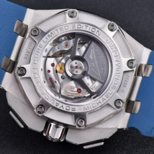 Royal Oak Offshore 26568PM JF 44MM Blue Dial Blue Rubber Strap A3126 - Image 17