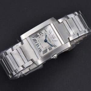 Tank Francaise Small 25.7mmx 21.2mm K11F SS Bracelet Quartz - Image 3