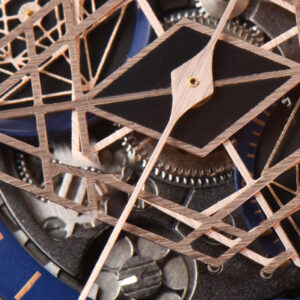 Big Bang Sang Bleu II Chrono RG 45mm BBF Blue Skeleton Dial Blue Rubber Strap HUB1240 - Image 5