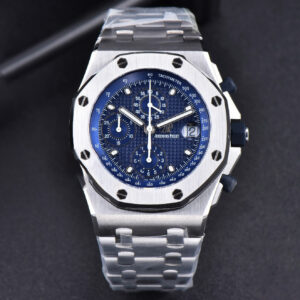 Royal Oak Offshore 26237ST SS JF 44MM Blue Dial SS Bracelet A3126 - Image 8