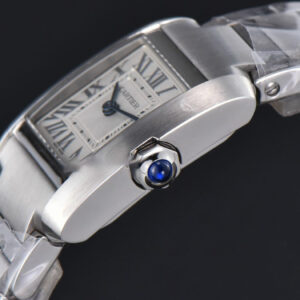 Tank Francaise Small 25.7mmx 21.2mm K11F SS Bracelet Quartz - Image 9