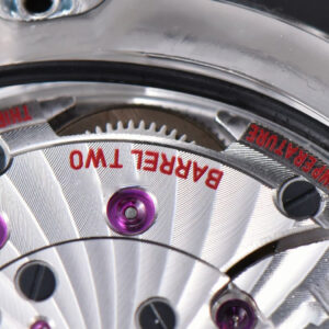 De Ville Hour Vision VSF 41MM White/Silver Dial Black Croco Strap A8500 - Image 13