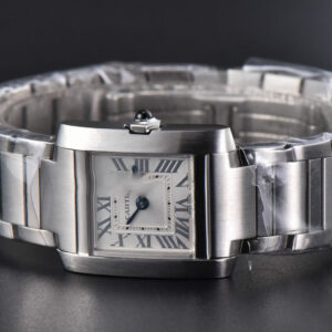 Tank Francaise Small 25.7mmx 21.2mm K11F SS Bracelet Quartz - Image 11