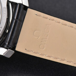 De Ville Hour Vision VSF 41MM White/Silver Dial Black Croco Strap A8500 - Image 15