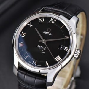 De Ville Hour Vision VSF 41MM Black Dial Black Croco Strap A8500 - Image 18