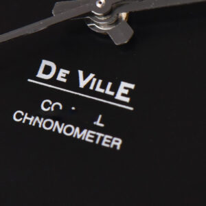 De Ville Hour Vision VSF 41MM Black Dial Black Croco Strap A8500 - Image 20