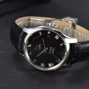 De Ville Hour Vision VSF 41MM Black Dial Black Croco Strap A8500 - Image 26