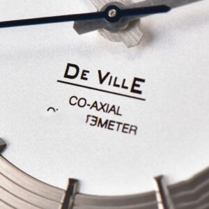 De Ville Hour Vision VSF 41MM White/Silver Dial Black Croco Strap A8500 - Image 19