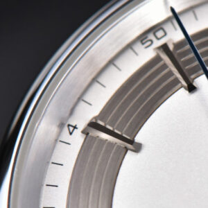 De Ville Hour Vision VSF 41MM White/Silver Dial Black Croco Strap A8500 - Image 21