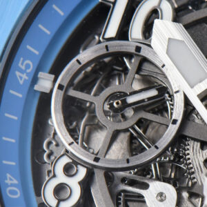 Big Bang Unico Blue Magic Ceramic 44mm BBF (ZF) Skeleton Dial Blue Rubber Strap A1280 - Image 3