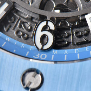 Big Bang Unico Blue Magic Ceramic 44mm BBF (ZF) Skeleton Dial Blue Rubber Strap A1280 - Image 5