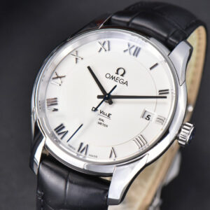 De Ville Hour Vision VSF 41MM White Dial Black Croco Strap A8500 - Image 13