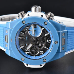 Big Bang Unico Blue Magic Ceramic 44mm BBF (ZF) Skeleton Dial Blue Rubber Strap A1280 - Image 10