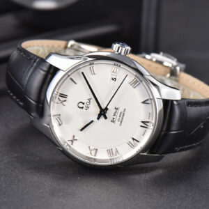 De Ville Hour Vision VSF 41MM White Dial Black Croco Strap A8500 - Image 21
