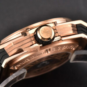 Big Bang Sang Bleu II Chrono RG 45mm BBF Black Skeleton Dial Black Rubber Strap HUB1240 - Image 20