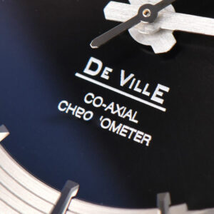 De Ville Hour Vision VSF 41MM Black/Silver Dial Black Croco Strap A8500 - Image 19