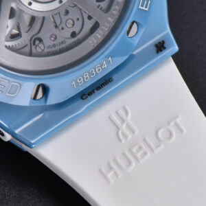Big Bang Unico Blue Magic Ceramic 44mm BBF (ZF) Skeleton Dial Blue Rubber Strap A1280 - Image 17