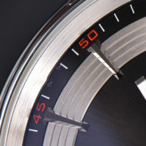 De Ville Hour Vision VSF 41MM Black/Silver Dial Black Croco Strap A8500 - Image 21