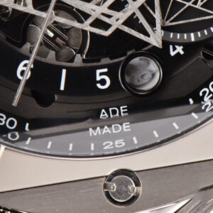 Big Bang Sang Bleu II Chrono Ti 45mm BBF Black Skeleton Dial Black Rubber Strap HUB1240 - Image 5