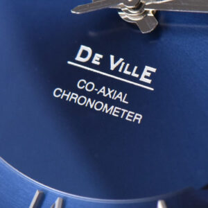 De Ville Hour Vision VSF 41MM Blue Dial Black Croco Strap A8500 - Image 16