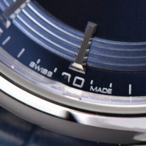 De Ville Hour Vision VSF 41MM Blue/Silver Dial Blue Croco Strap A8500 - Image 8