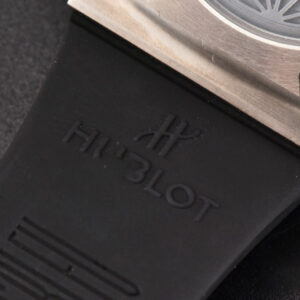Big Bang Sang Bleu II Chrono Ti 45mm BBF Blue Skeleton Dial Blue Rubber Strap HUB1240 - Image 3