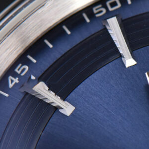 De Ville Hour Vision VSF 41MM Blue/Silver Dial Blue Croco Strap A8500 - Image 9