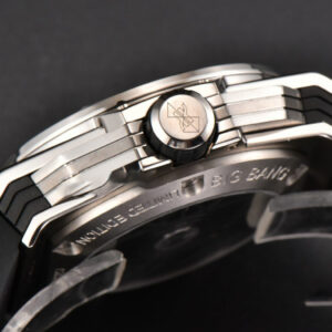Big Bang Sang Bleu II Chrono Ti 45mm BBF Blue Skeleton Dial Blue Rubber Strap HUB1240 - Image 17