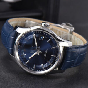 De Ville Hour Vision VSF 41MM Blue/Silver Dial Blue Croco Strap A8500 - Image 22