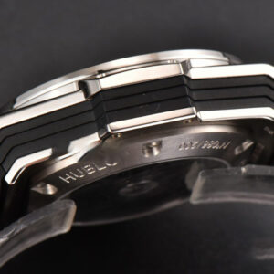 Big Bang Sang Bleu II Chrono Ti 45mm BBF Blue Skeleton Dial Blue Rubber Strap HUB1240 - Image 18