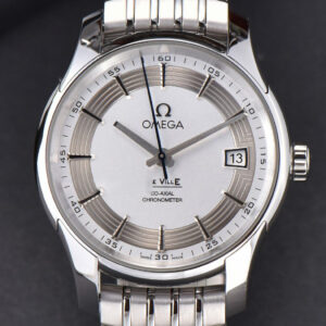 De Ville Hour Vision VSF 41MM White/Silver Dial SS Bracelet A8500