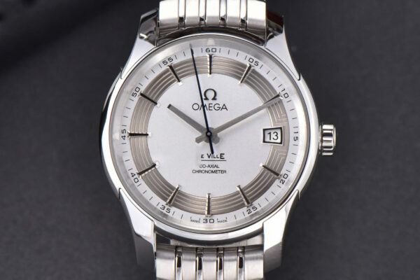De Ville Hour Vision VSF 41MM White/Silver Dial SS Bracelet A8500
