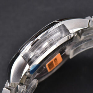 De Ville Hour Vision VSF 41MM Blue/Silver Dial Stick Marker SS Bracelet A8500 - Image 4