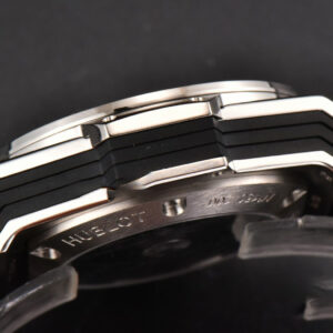 Big Bang Sang Bleu II Chrono Ti 45mm BBF White Skeleton Dial White Rubber Strap HUB1240 - Image 18