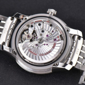 De Ville Hour Vision VSF 41MM Blue/Silver Dial Stick Marker SS Bracelet A8500 - Image 15