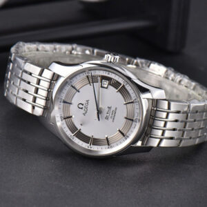 De Ville Hour Vision VSF 41MM White Dial Roma Marker SS Bracelet A8500 - Image 10