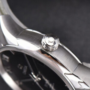De Ville Hour Vision VSF 41MM Black Dial Stick Marker SS Bracelet A8500 - Image 23