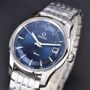 De Ville Hour Vision VSF 41MM Blue/Silver Dial Stick Marker SS Bracelet A8500 - Image 17