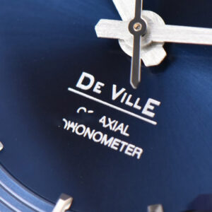 De Ville Hour Vision VSF 41MM Blue/Silver Dial Stick Marker SS Bracelet A8500 - Image 19