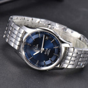 De Ville Hour Vision VSF 41MM Blue/Silver Dial Stick Marker SS Bracelet A8500 - Image 25