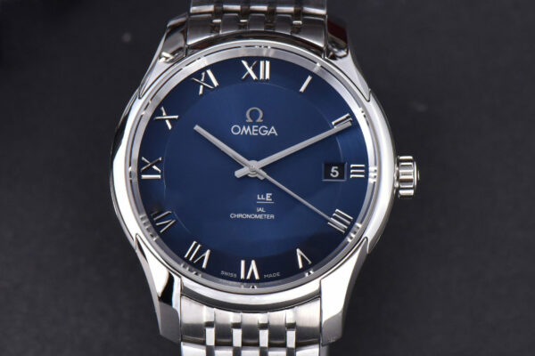 De Ville Hour Vision VSF 41MM Blue Dial SS Bracelet A8500