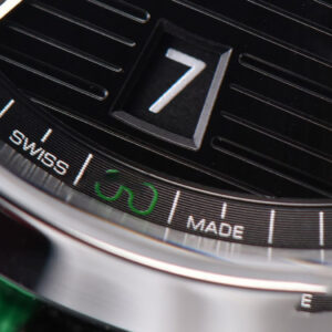 Aqua Terra 150M Master Chronometers VSF 41MM Black Dial Green Hand Nylon Strap A8900 - Image 8