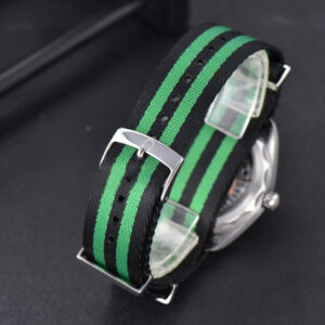 Aqua Terra 150M Master Chronometers VSF 41MM Black Dial Green Hand Nylon Strap A8900 - Image 15