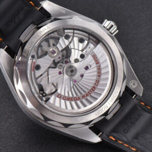 Aqua Terra 150M SeaMaster VSF 41MM White Dial Orange Hands Black Rubber Strap A8900 - Image 14