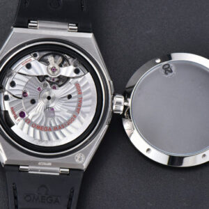 Constellation 41mm VSF Black Ceramic Black Dial Black Gummy Strap A8900 - Image 32