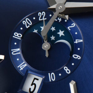 Complications 5396 38.5mm ZF Blue Dial Moonphase Stick Markers Black Leather Strap MY9015 - Image 4