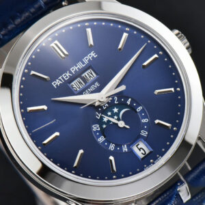 Complications 5396 38.5mm ZF Blue Dial Moonphase Stick Markers Black Leather Strap MY9015 - Image 7